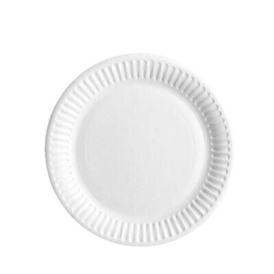 200 x Paper Plate 17.5cm White