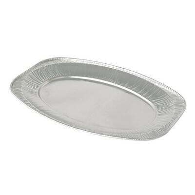 Oval Foil Platter 14&quot; Silver
