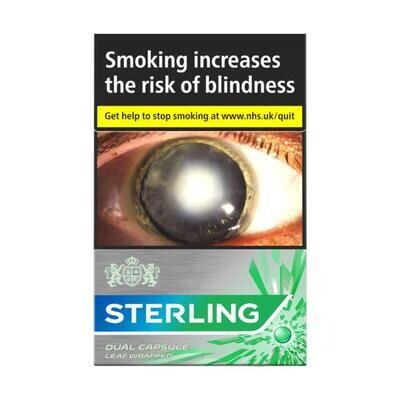 Sterling Dual Leaf Wrapped 20 Cigarillios