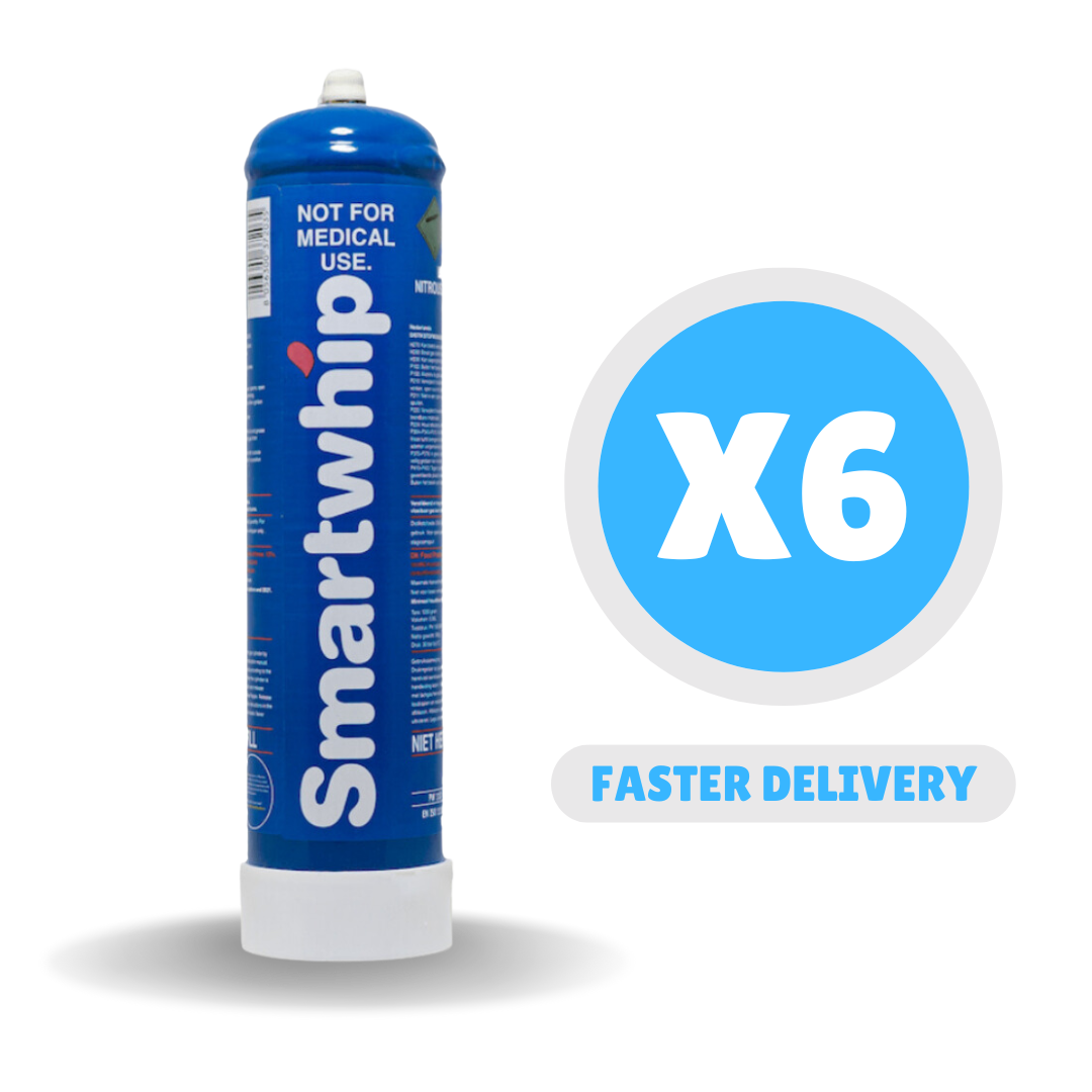 6 Smartwhip Tanks