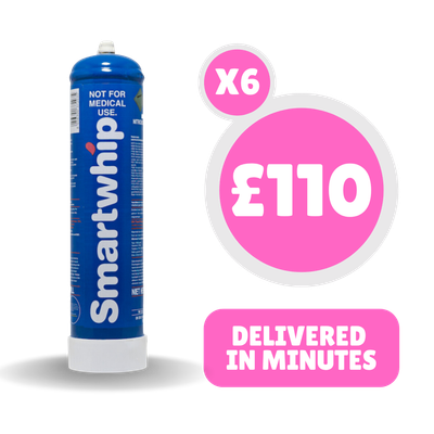 Hurry! Special Offer Ends 6pm - 6 Smartwhips Tanks