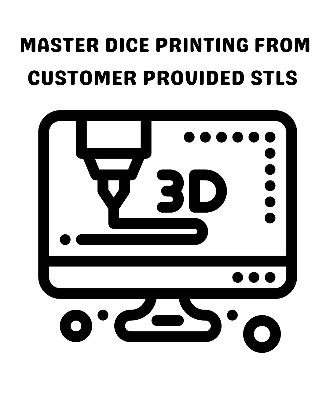 Printing Customer Provided STLs