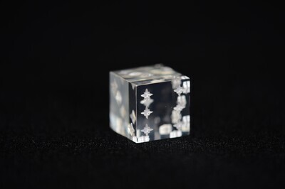 8 Point Star Pip D6 - 15mm - Fully Polished
