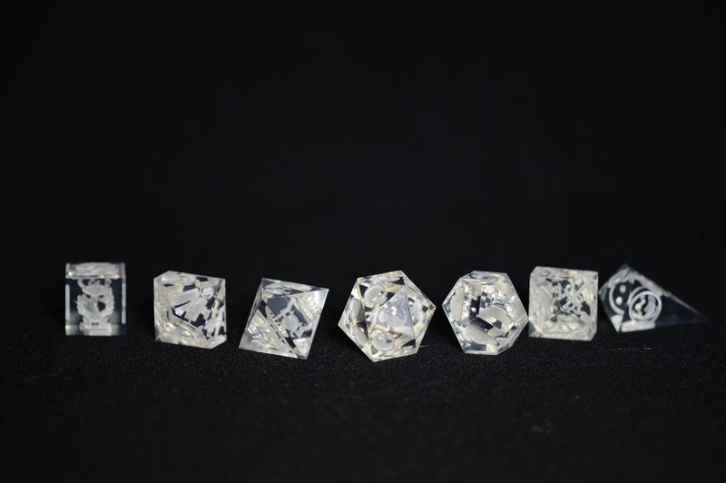 Fully Polished - DM SET - Master Dice - Standard Size