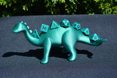 Dienosaur Stegosaurus Dice Holder - RachMakes - Dice Holder