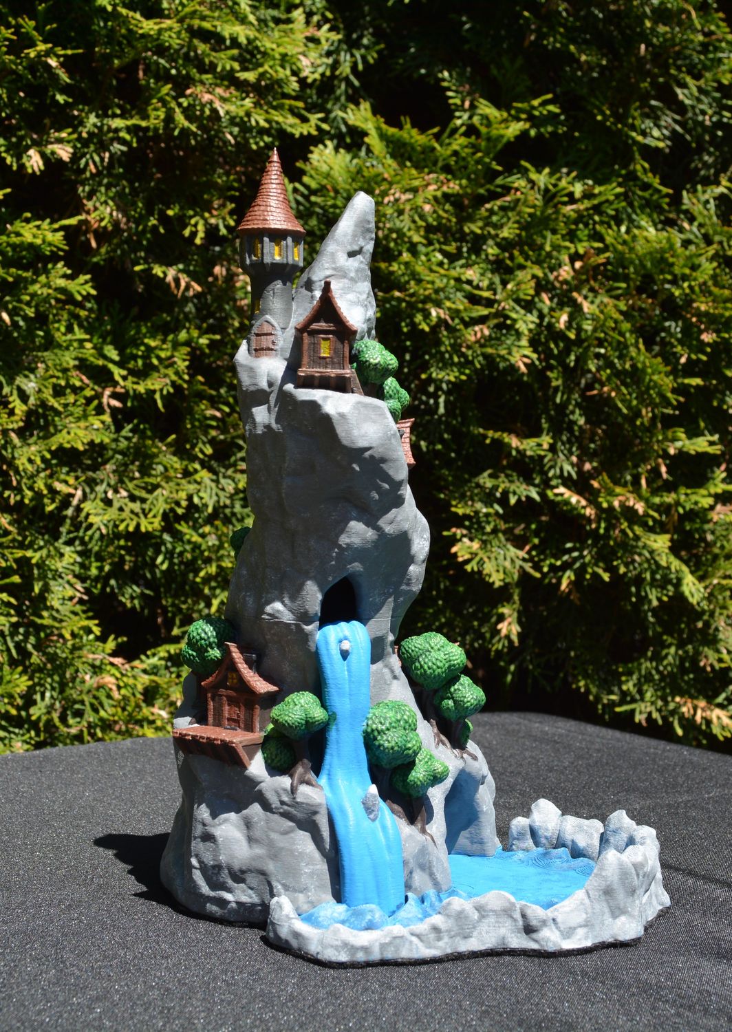Mountain Village Dice Tower