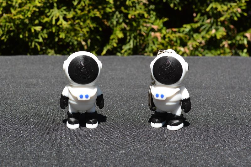 Astronaut and Skeleton Astronaut - Articulating