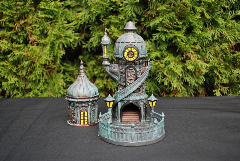 Steampunk Dice Tower