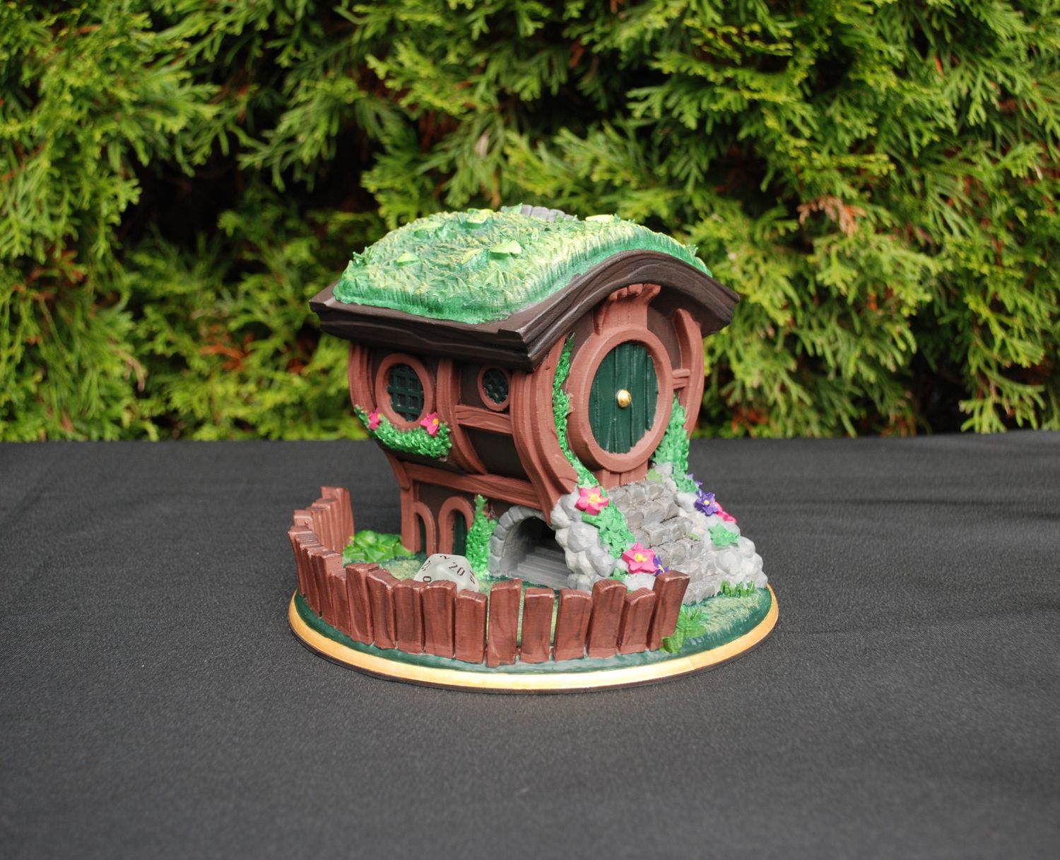 Halfling Hut Dice Tower