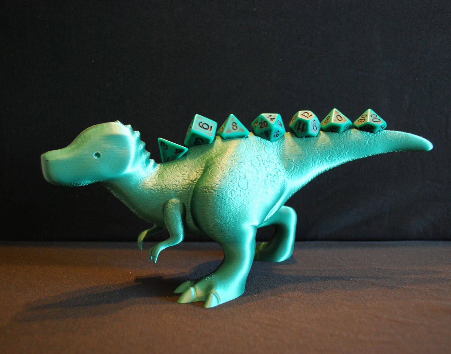 DEEDEE the D-Trex - T-Rex - RachMakes - Dice Holder - Dinosaur
