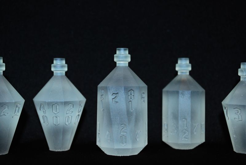 Potion shaped master dice - Set of 7