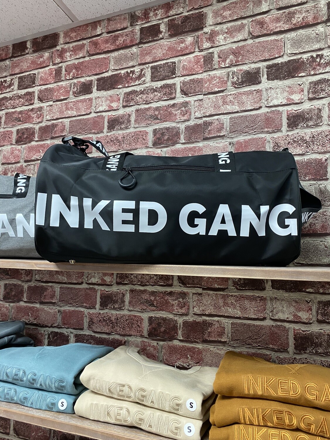 INKED GANG Gym Bag Black