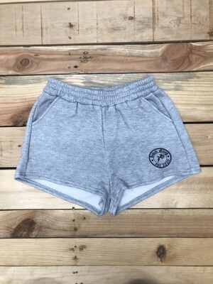 Ladies Grey Sweat Shorts