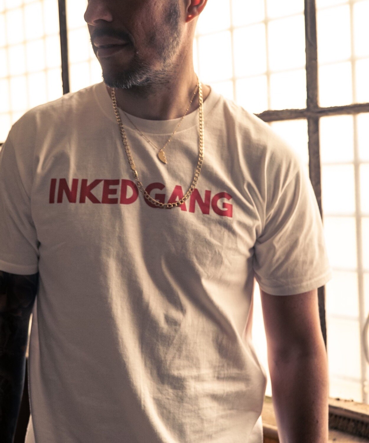 White INKED GANG T-Shirt