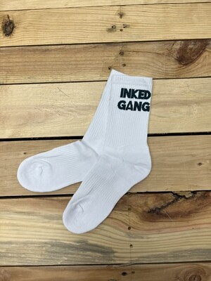 White/Green INKED GANG Socks