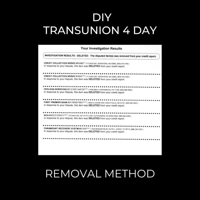 Trans 4 day Method
