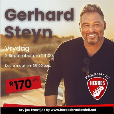 Gerhard Steyn - 2 Sep