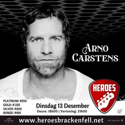 Arno Carstens - 13 Dec