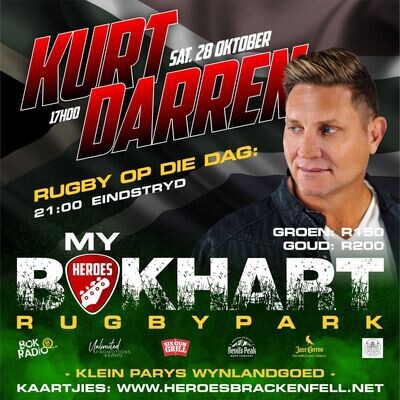 Kurt Darren - RUGBYPARK - 28 Oct