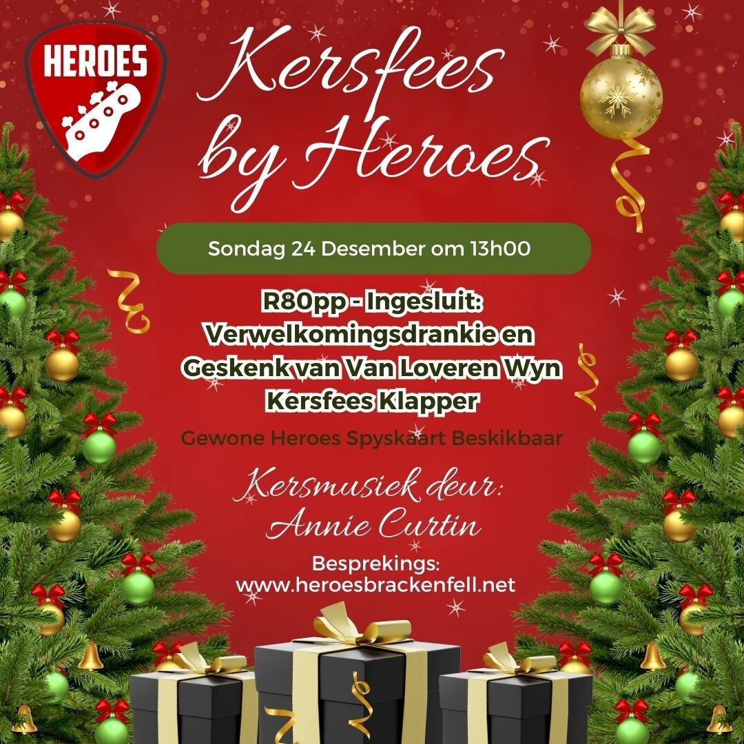 KERSFEES by Heroes - 24 Des