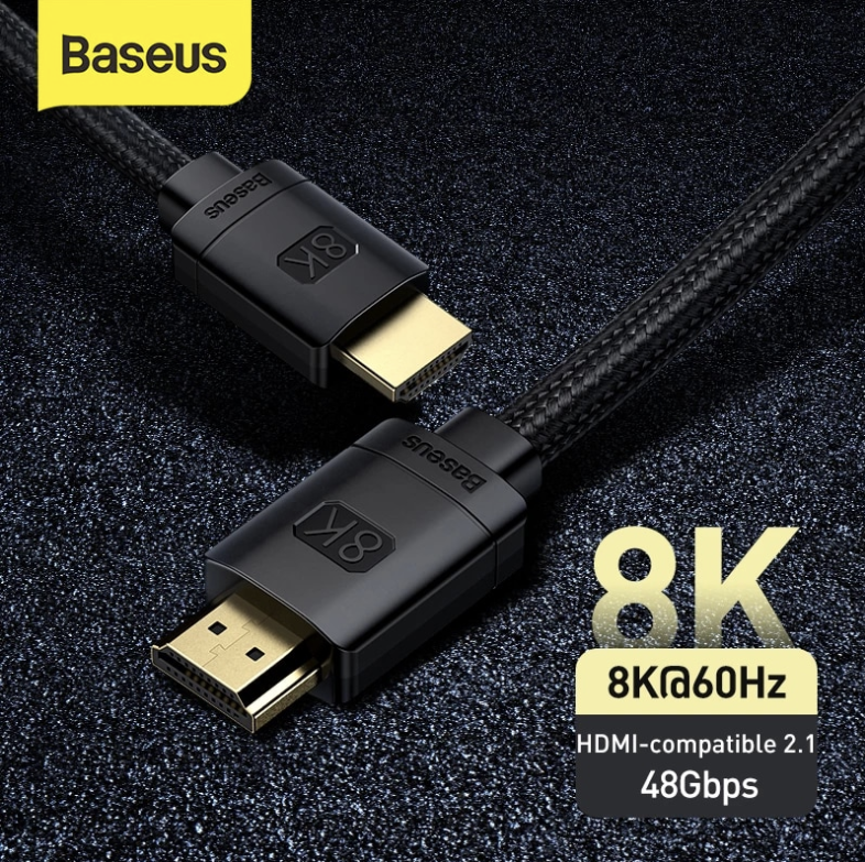 Baseus Cable HDMI 2.1 8K (3 metros)