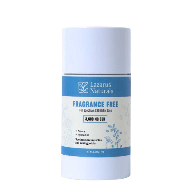 Fragrance Free CBD Balm - 72g - 2.54oz - 3,600 mg - Full Spectrum