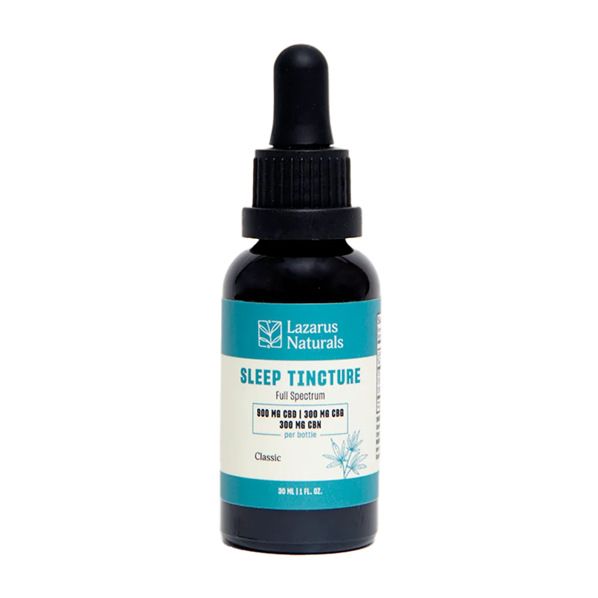 Sleep CBD/CBG/CBN Oil Tincture - 30ml - 1oz - 1,500 mg - Full Spectrum, High Potency