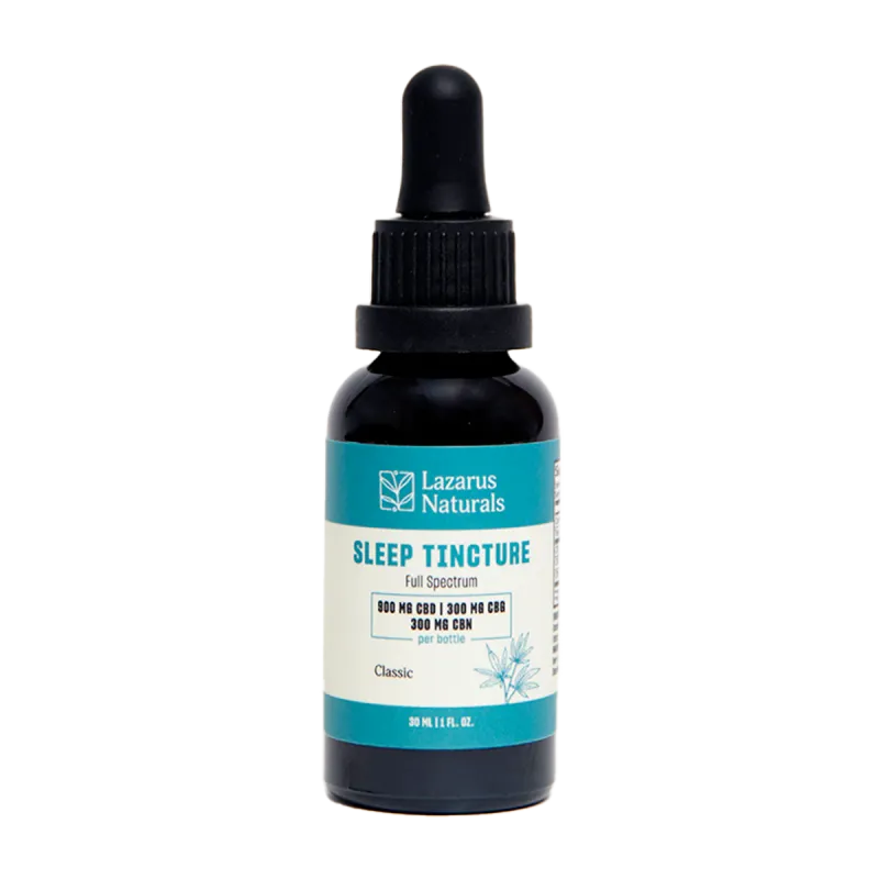 Sleep CBD/CBG/CBN Oil Tincture - 30ml - 1oz - 1,500 mg - Full Spectrum, High Potency