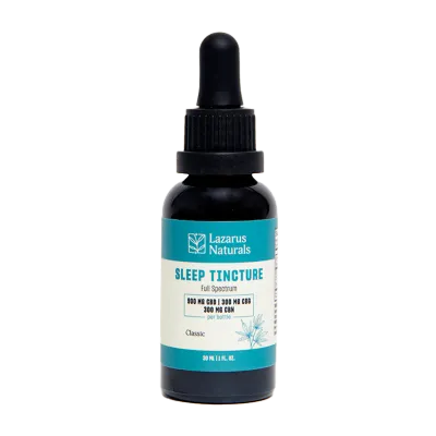 Sleep CBD/CBG/CBN Oil Tincture - 30ml - 1oz - 1,500 mg - Full Spectrum, High Potency