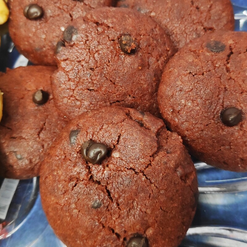 Red Velvet Choco Chip Cookies