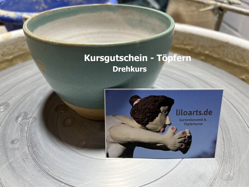 Kursgutschein Drehen und Vertiefen acht Stunden