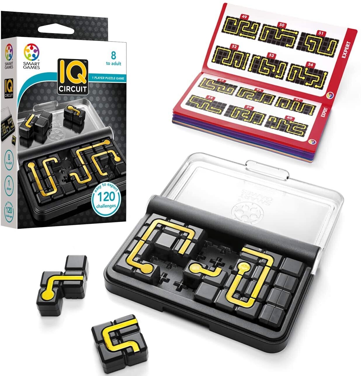 Smart Games IQ Circuit Logic Travel Game (for ages 8+)