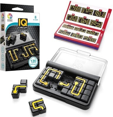 Smart Games IQ Circuit Logic Travel Game (for ages 8+)