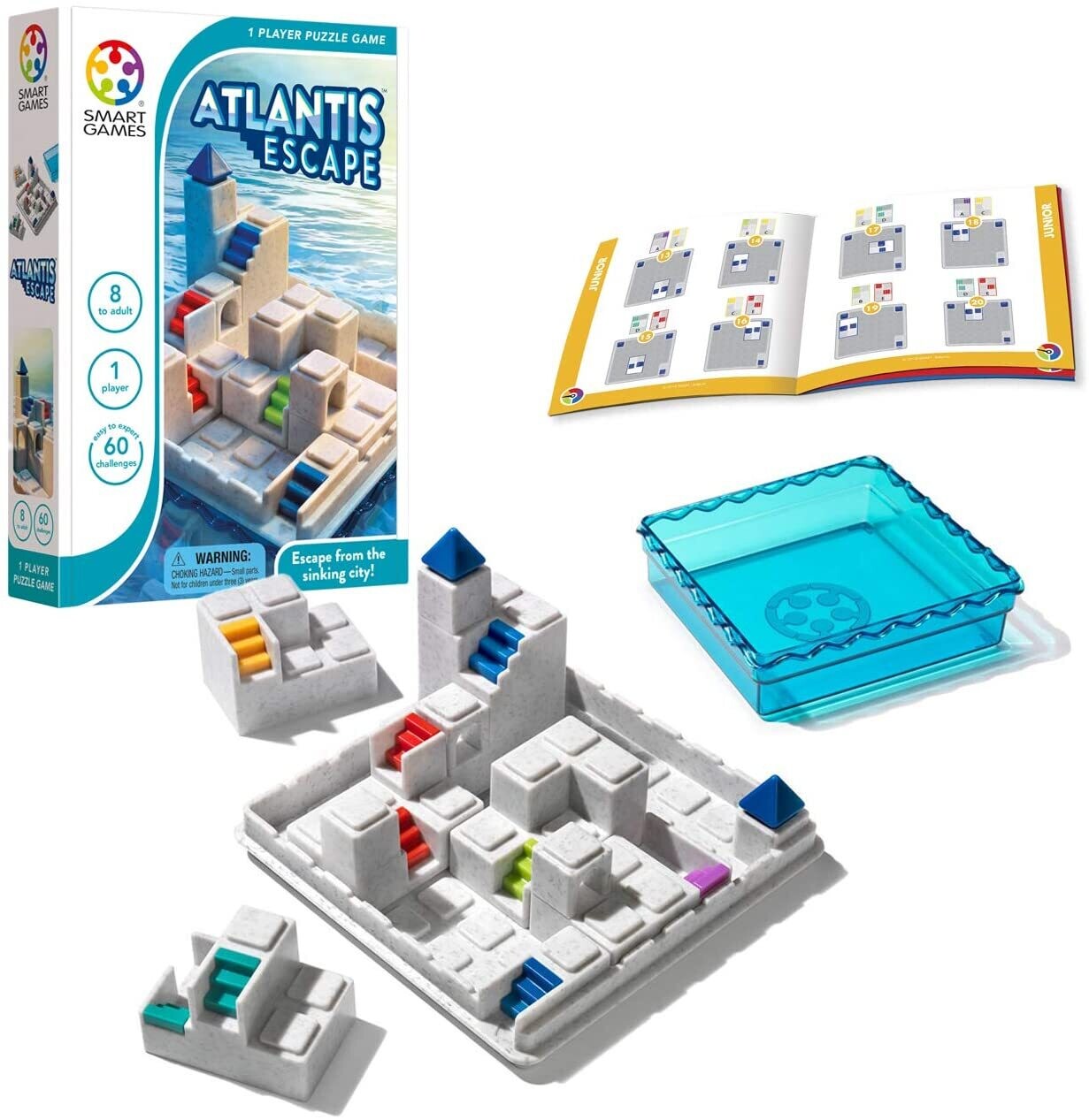 Smart Games Atlantis Escape Logic Game (for ages 8+)