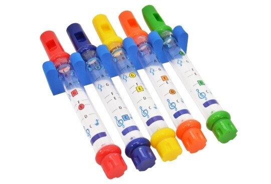 Water flutes bath toy & musical instrument