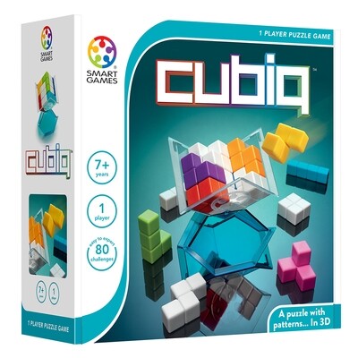 Smart Games Cubiq IQ Logic Game (for ages 7+)