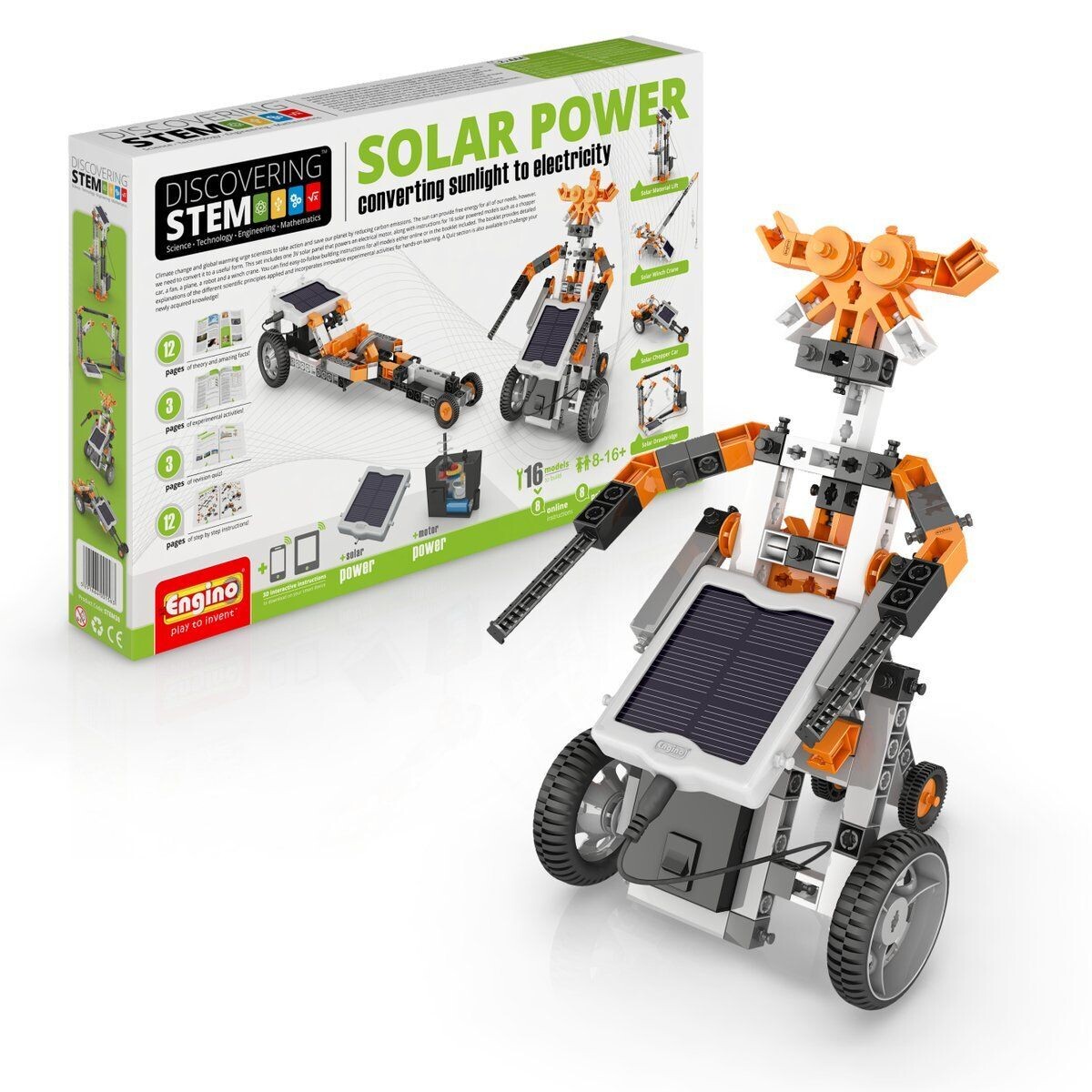 Engino Disovering STEM Solar Power with 16 models