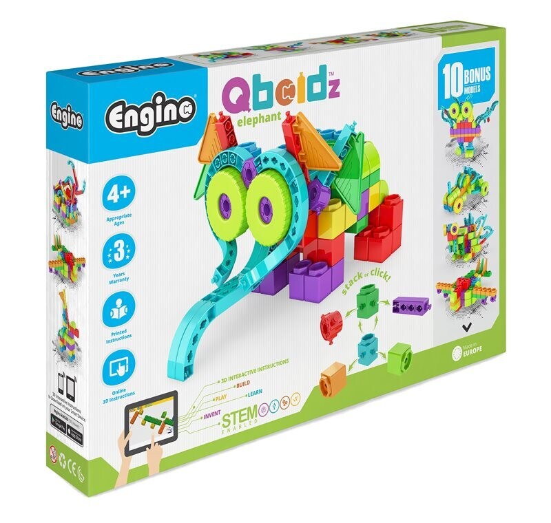 Engino Qboidz Elephant building Set for ages 3 to 7