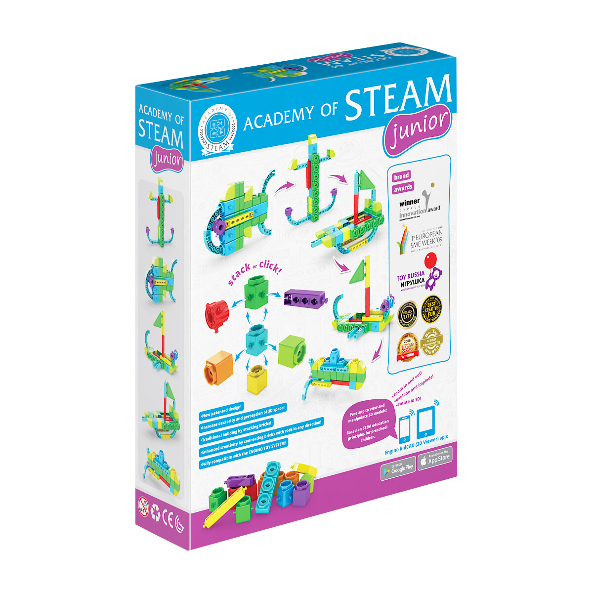 Engino Academy of STEAM Jnr - Qboidz Learning about Sea Adventures for ages 3 - 7