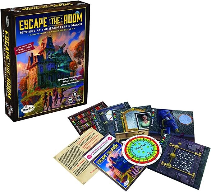 Thinkfun Escape The Room - Mystery at the Stargazer's Mansion Strategy game for ages 10+