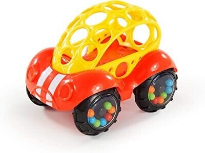 Bright Starts O Ball Racer Rattle Car - Orange