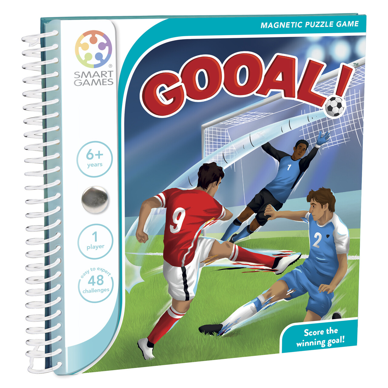 Smart Games Gooal A Soccer Goal Magnetic Puzzle Strategy & Logic Game