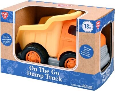 PlayGo On The Go Dump Truck Toy with Tipping Back Section - 18 Months+
