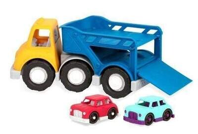 Wonder Wheels Car Carrier Toy Truck with 2 Extra Cars