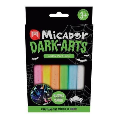 Micador Dark Arts Neon Glow paint pens (6 colours)