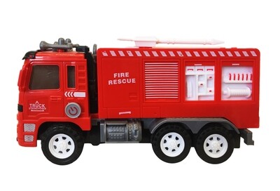 City Builder Series Fire Truck Toy With Lights and Sound