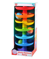 PlayGo Whirly Rainbow Ramp with balls for ages 12m+
