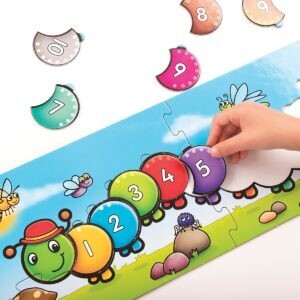 Orchard Counting Caterpillars Puzzle Game for ages 3 to 6