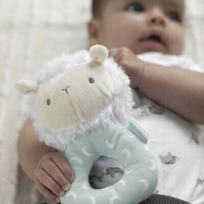 Ingenuity Sheppy the sheep soft ring rattle for babies 0m+