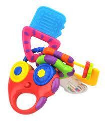 K's Kids Brum Brum Car Keys baby rattle and teether for 3m+